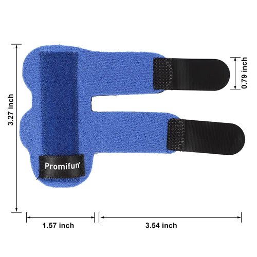 Promifun Trigger Finger Splints, Finger Support Brace for Straightening,Mallet Finger or Finger Sprain,2 Pcs of Pain Relief Finger Straighteners