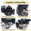 Go Kart Motor Engine, 7.5HP Gas Engine, 212cc 4 Stroke OHV Industrial Grade Gas Motor, Recoil/Electric Start Single Cylinder Air Cooled Gasoline Powered Engines for Go Kart Log Splitter