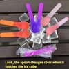 30 Color-Changing Spoons-Ice Cream Spoons-Dessert Pudding Spoons- Birthday Celebration Spoons-Perfect for Parties -Reusable-Individually Wrapped!