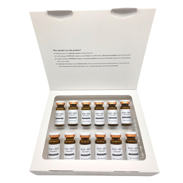 WHITESILK(𝟐𝟎𝟐𝟒 𝐔𝐩𝐠𝐫𝐚𝐝𝐞𝐝) [SCM85 + EGF Age-Repair] TENSION boosting Overnight Facial Ampoule ― EXOSOME shot ―For Visible De-aging and Repairing Benefits (12 vials, 120ml)