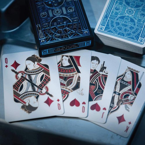 TUGOKU Kids CameraStar Wars Playing Cards 2 Pack Decks | Light Side Blue Deck | Dark Side Red Deck by Theory11 | Skywalker Saga Choose a Side