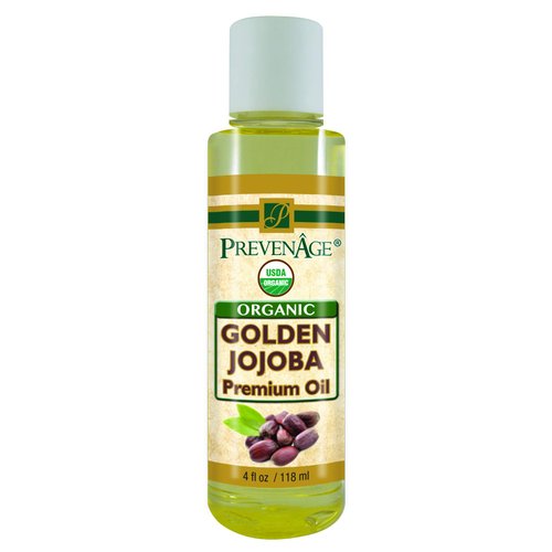 Prevenage Best Jojoba Oil - Top 100% Pure Almond Oil for Skincare and Haircare - Premium Grade USDA Organic - 120 mL