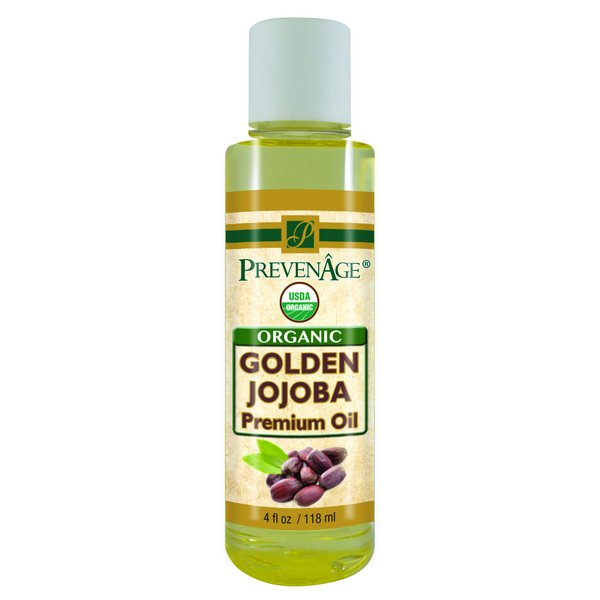 Prevenage Best Jojoba Oil - Top 100% Pure Almond Oil for Skincare and Haircare - Premium Grade USDA Organic - 120 mL
