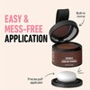 Hairline Powder,Enhance Hairline Powder, Hairline Powder Instantly Conceals Hair, Root Touch Up Hair Powder (Dark Brown, Medium)
