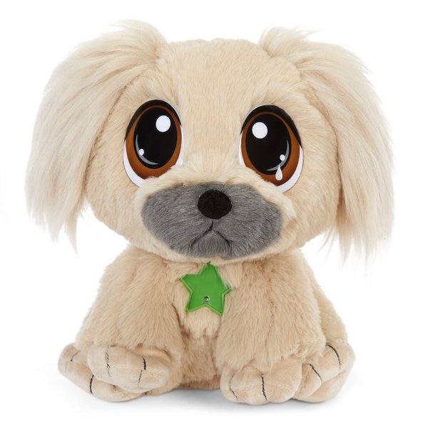 Little Tikes Rescue Tales Pekingese Adoptable Pet, Interactive Plush Toy Dog Stuffed Animal, Wags Tail, Puppy Sounds, Collar, Doghouse Playset- Gifts for Kids, Toys for Girls & Boys Ages 3 4 5+ Year