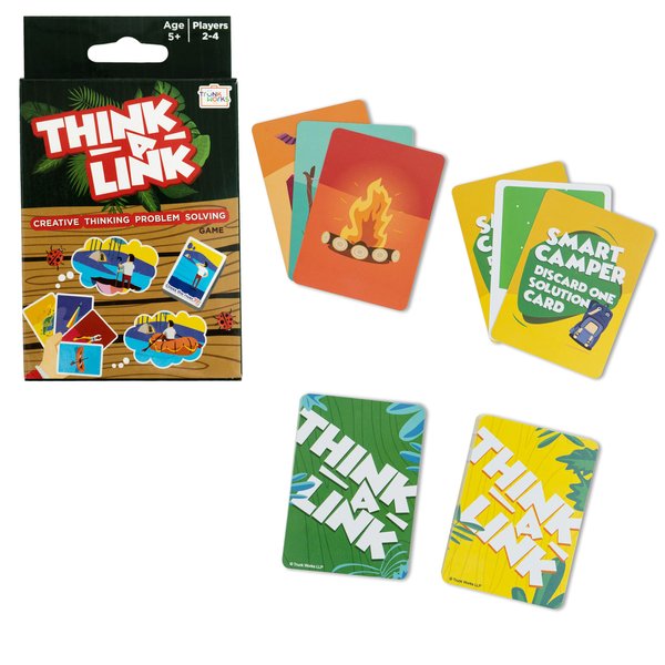 Think A Link Travel Card Game by TrunkWorks | Family Friendly | for Ages 5 and Above | Develops Creative Thinking, Problem Solving, Logic and Reasoning