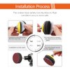 Tshya 240pcs 2inch Sanding Discs Pad Variety Kit for Drill Grinder Rotary Tools Attachment with 2Pcs 1/8"&1/4" Shank Backer Plate, Sanding Pads Includes 80-3000 Grit