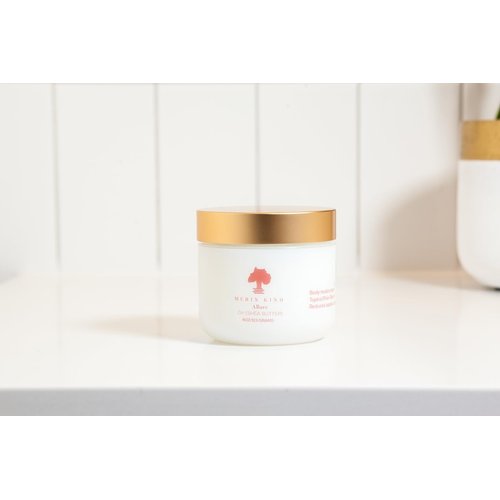 MERIN KIND - Whipped Shea Body Butter for Skincare and Hair No Parabens and Cruelty-Free Natural Moisturizer with Avocado and Organic Baobab Oil ALLURE (Blue Tansy Vanilla Wild Orange, Small, 4 oz.)