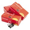 Universal 10199VP3 Mini Binder Clips, 1/4-Inch Capacity, 5/8-Inch Wide, Black, 36/Box