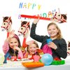12 Pcs Inflatable Stick Horse, KUAOOAUK Inflatable Horsehead Stick Balloon, Cute 37 Inches Horse Stick for Kids Horse Birthday Decorations Christmas Cowgirl Cowboy Party Supplies