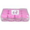Beauticom High-Graded Quality 7 Grams/7 ML (Quantity: 12 Packs) Thick Wall Clear Plastic LEAK-PROOF Jars Container with PINK Lids for Cosmetic, Lip Balm, Lip Gloss, Creams, Lotions, Liquids