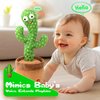 Vrtdlitg Baby Toys Talking Dancing Cactus with Lights and Music, 120 Songs Plush Toys for Kids, Christmas Birthday Gifts for Girls Boys