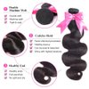 ISEE Hair 8A Unprocessed Brazilian Virgin Body Wave Human Hair One Bundles 100% Unprocessed Human Hair Extensions Natural Black (18'')