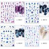 10 Sheets Ocean Nail Stickers Decals Summer Nail Decals 3D Self Adhesive Mermaid Nail Art Stickers Beach Fishtail Shellfish Starfish Designs Nail Art Supplies for Women Nail Manicure Decorations