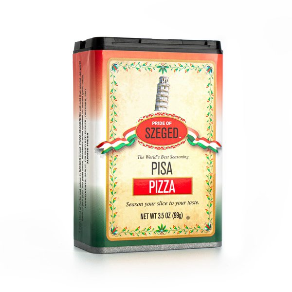 Pride of Szeged Pizza Seasoning, Italian Spice Blend, 3.5 oz. Tin, 1-Count