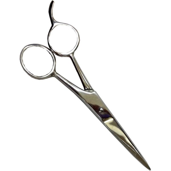 KUTZ 5.5" (14 cm) Professional Barber Scissors | Stainless Steel 2.25" (5.7 cm) Precision Blades | Ergonomic with Finger Lever | Ideal for Hair, Beard, Mustache
