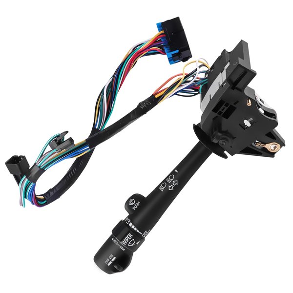 Turn Signal Switch Multi-Function Combination Switch Turn Signal Wiper Washers Hazard Switch Replacement fits for 2000-2005 Chevy Impala with Cruise Control 2000-2005 Chevy Monte Carlo l26073612