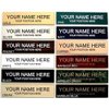 Lasercrafting Personalized Office Name Plate With Optional Wall or Desk Holder - 2x8 - CUSTOMIZE. Choose from a variety of colors and fonts to match your style. Great gift idea.