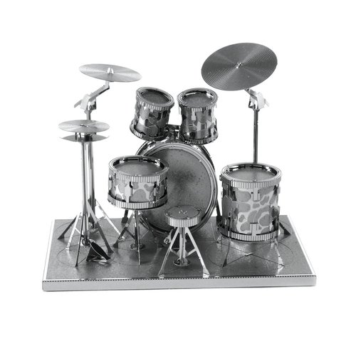 Fascinations Metal Earth Drum Set 3D Metal Model Kit