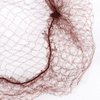ZOENHOU 200 PCS 20 Inches Brown Invisible Hair Nets, Lightweight Elastic Edge Mesh Hair Net, Nylon Hairnets for Women Cooking Food Service Bun Kitchen Ballet Dancer