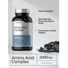 Amino Acid Complex 3000mg | 250 Caplets | Non-GMO, Gluten Free Amino Acids Supplement | by Horbaach
