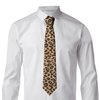 TUFOSERY Leopard Print Mens Tie Men's Novelty Printed Necktie Formal Party Wedding Gift Ties for Men