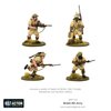 Warlord Bolt Action 8th Army Infantry Commonwealth Infantry Western Desert 1:56 WWII Military Wargaming Plastic Model Kit, Small
