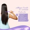 Allegro Combs 61 XL Rat Tail Combs Wide Tooth Comb Detangling Hair Styling Coarse Hair Foiling Thick Back Parting Combs Hairstylist Combs For Women Made In USA 3 Pc. (Lavender)