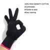 Lessmon Professional Heat Resistant Glove for Hair Styling Heat Blocking for Curling, Flat Iron and Curling Wand Suitable for Left and Right Hands, 1 Piece, Pink Edge