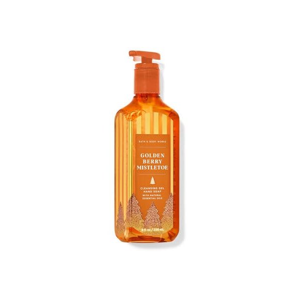 White Barn GOLDEN BERRY MISTLETOE Cleansing Gel Hand Soap 8 fl oz / 236 mL