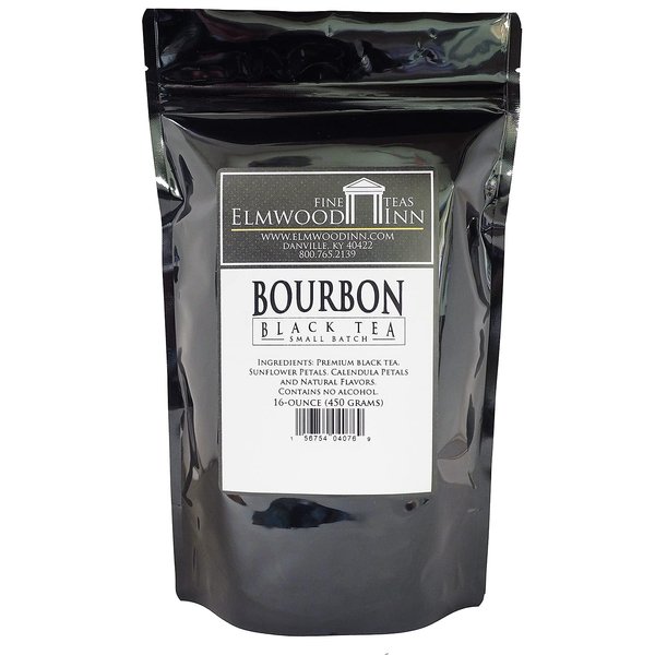 Elmwood Inn Fine Teas, Bourbon Black Tea, 16-Ounce Pouches