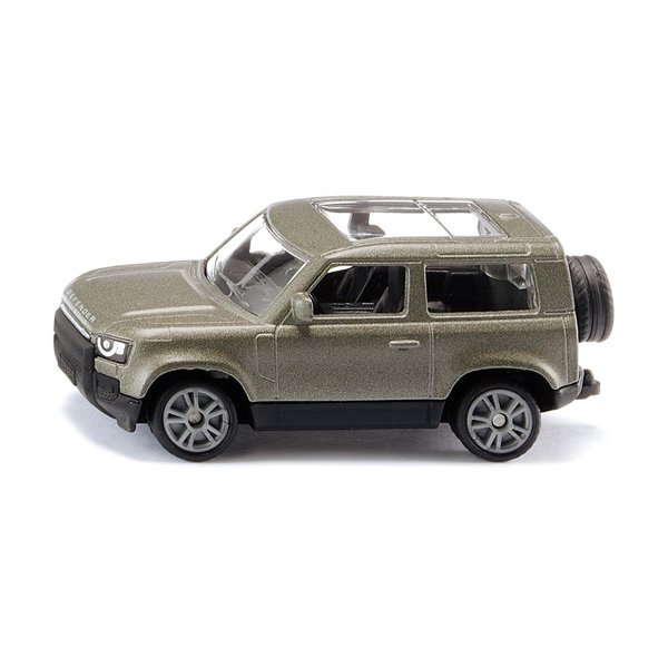 Siku 1549, Land Rover Defender 90 P400 AWD, Toy Car, Metal/Plastic, Green, Metallic Paint, Rubberised Tyres, Trailer Coupling