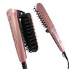 CAJ Beauty Foldable Thermal Glide Brush, 1" Titanium Plates, Thermatru Technology, Beveled Glide System, 5-Temp Settings with Rapid Heat-up Times and a Professional 9-FT Stylist Swivel Cord