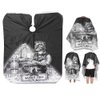 Hairdresser Cape Waterproof, Salon Hair Cutting Gown Barber Cape Cloth for Hair Cutting and Styling