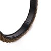 Hairro Braided Headband With Tooth Fishtail Braids Hairband With Teeth Braid Hair Band Hair Hoop Plaited Hairband With Comb Chunky Braid Headband Synthetic Headband Hairpiece For Women 48g #12/24