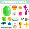 JOYIN 100 Pcs Prefilled Easter Eggs with Novelty Toys Premium for Easter Theme Party Favor, Easter Eggs Hunt, Easter Basket Stuffers Fillers, Classroom Supplies