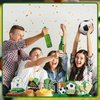 9 Pack Soccer Honeycomb Centerpieces Decorations ONE Birthday Table Topper Sign Decors for Baby Shower First Year Soccer Birthday Gameday Celebration Tailgate Sports Party Supplies