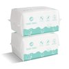 Tahoe Trails Disposable Face Towel, Soft Dry Wipe, Lint Free, Dry Wet Use for Sensitive Skin, 80Count Cotton Facial Tissue, Makeup Removing, Surface Cleaning 5.91 * 7.87inch, 80