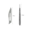 KIMRDIABTE Scalpel Blades #23 with #4 Scalpel Handle Handle - Sterile Single Blade Razor for Dermaplaning, Dissection, Podiatry, Professional Grooming, Acne Removal,Mobile Phone Repair