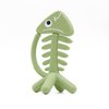3in1 Infant Toys, Baby Teething Toys 3-6 6-12 Months, Teethers for Babies 3-6-12 Months, for Teething Relief, Baby Teether Gift, Silicone,Sensory, Baby Toys 0-6 Months,USA Patent Pending,Fish,(Olive)