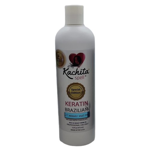 Brazilian Keratin Hair Blowout Treatment Kachita Spell Professional Results Straighten and Smooth Hair + Shampoo Clarify
