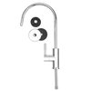Aquaboon Chrome Drinking Water Faucet for Kitchen Sink Non Air Gap Reverse Osmosis Faucet Stainless Steel Sink Water Dispenser