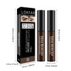 LSxia 2 Pcs Peel Off Tattoo Eyebrow Gel Set, Natural Color Eye-Brow Gel Long-Lasting Waterproof Eyebrow Tattoo, Easy Peel Off Eyebrow Brow Tattoo Makeup -Up To 3 Days (Brown)