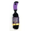 DONNA SMALL CURVED CUSHION BRUSH Blowdry Brush Curly Hair, Hair Brush for Separating, Detangling, Shaping and Defining Wet Thick or Curly Hair, Glides Through Tangles with Ease Purple Color