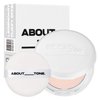 ABOUT TONE Sebum Cut Powder Pact 0.28oz - Extreme Sebum Control Pressed Powder Compact with Mirror and Puff Non-Dry Oil Cut Ultra-Fine Texture Face Makeup Finishing Setting Fixing Longlasting Vegan