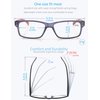 MODFANS 5-Pack Reading Glasses 1.0 Mens/Womens,Readers Comfort Spring Hinges,Sun Reader
