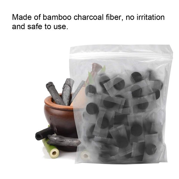 Disposable Facial, 100Pcs DIY Facial, Bamboo Charcoal Fiber Compressed Sheets, Individually wrapped Paper for Skin Care