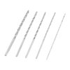 5Pcs 150mm-160mm Extra Long Twist Drill Bit High Speed Steel Straight Shank Tool Sets 2-5 mm for Wood Plastic and Aluminum