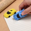 Car Erasers for Kids, 12Pcs 3D Mini Vehicle Puzzle Take Apart Erasers for Party Favors Classroom Rewards