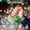 Fun Express Set of 12 Pieces Shot Glass Bead Necklaces, Holds 1 oz, BPA Free Plastic, St. Patrick's Day and Mardi Grad Party Supplies, Green